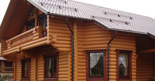 Строительство дома из оцилиндрованного бревна в Морозовске - от 133380 рублей